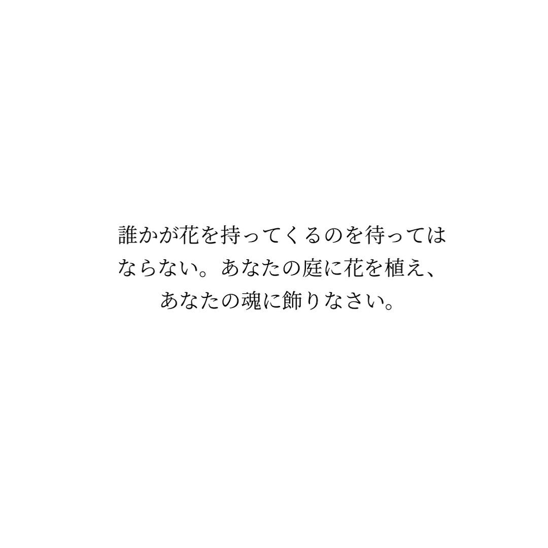 秋が深まり、葉も実もやがて朽ち色も果て、冬に向かうからといって花を諦めたらいけない。今日もいちりんあなたにどうぞ。誰かが花を持ってくるのを待ってはならない。あなたの庭に花を植え、あなたの魂に飾りなさい。-ルーサー・バーバンクDon’t wait for someone to bring you flowers. Plant your own garden and decorate your own soul.キキョウ 花言葉「変わらぬ愛」